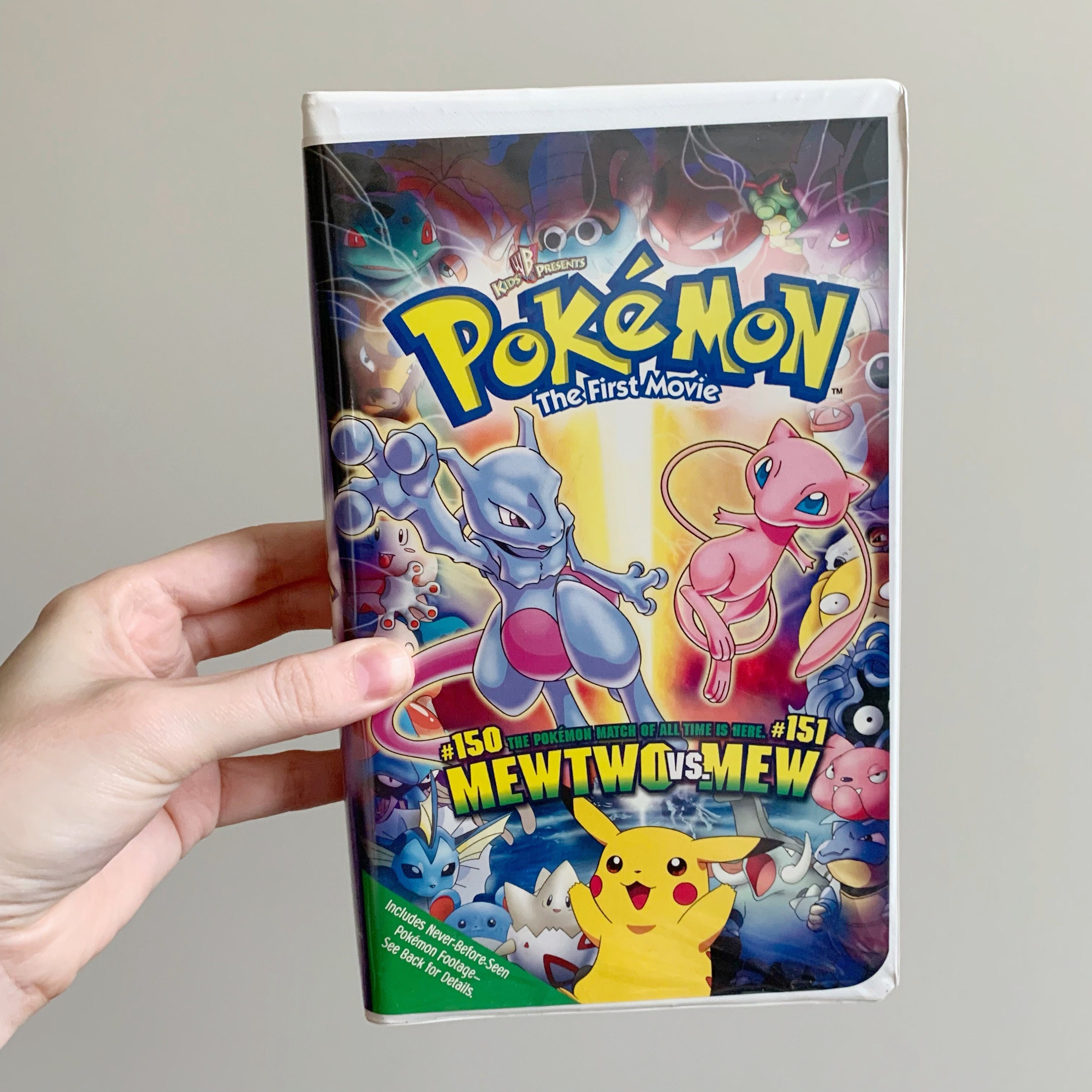 Vhs Pokémon O Filme Mewtwo X Mew, Filme e Série Nintendo Usado 92129564