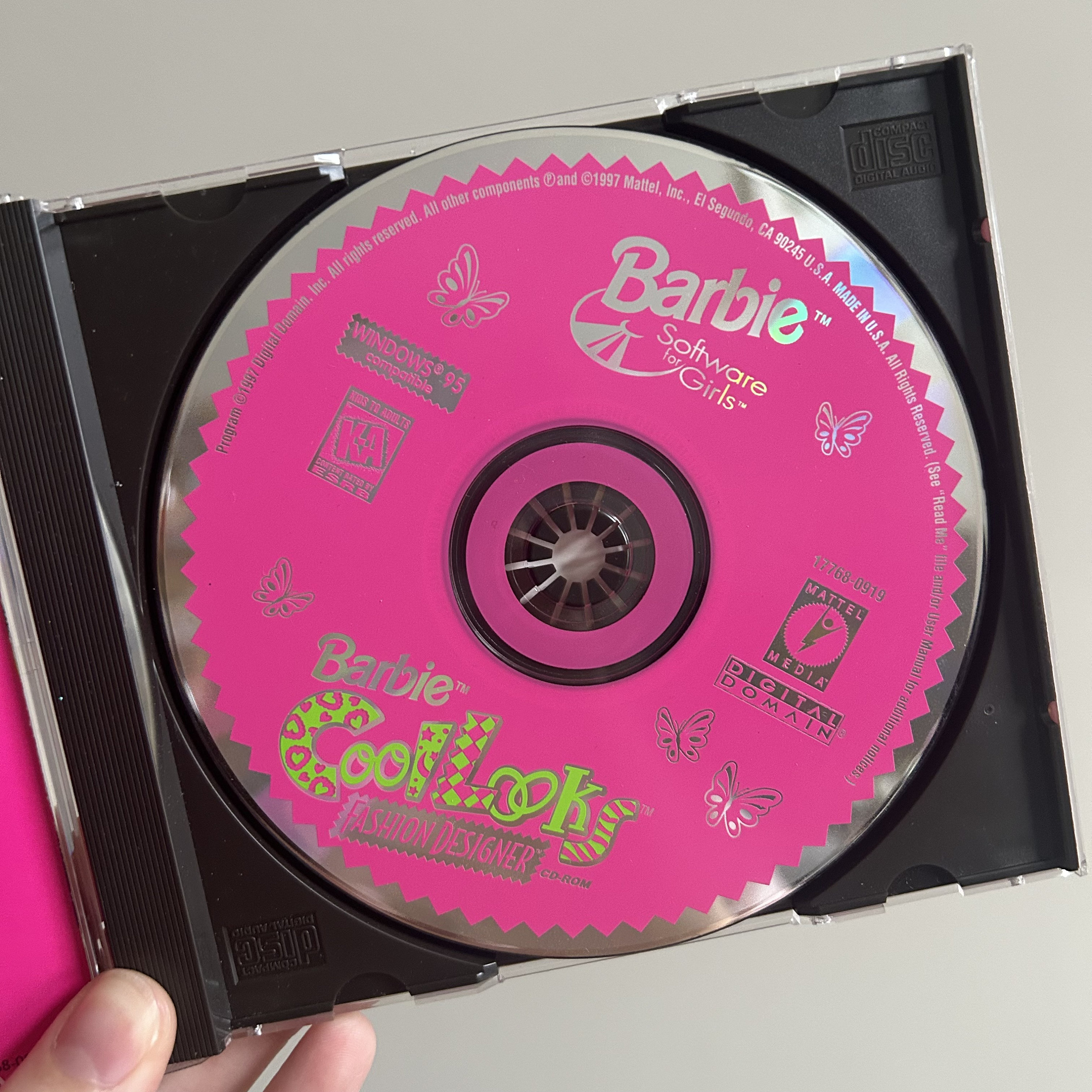 LONGPLAY] - Barbie Software for Girls: Jewelry Designer CD-ROM - PC 