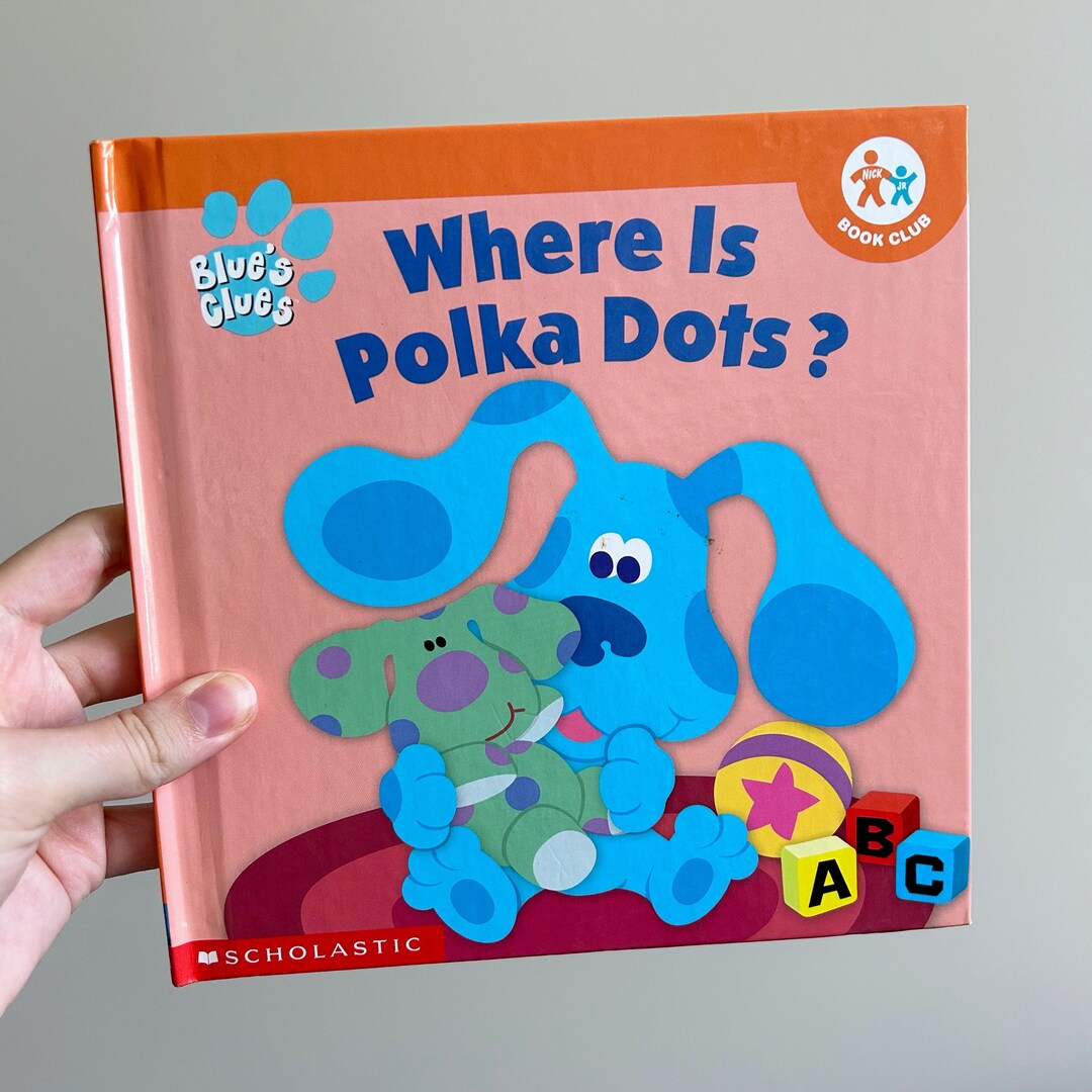 Blue's Clues Where is Polka Dots Picture Book 2002 - Etsy