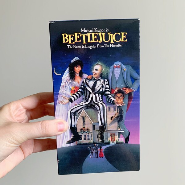 Beetlejuice Halloween VHS 199 Vintage