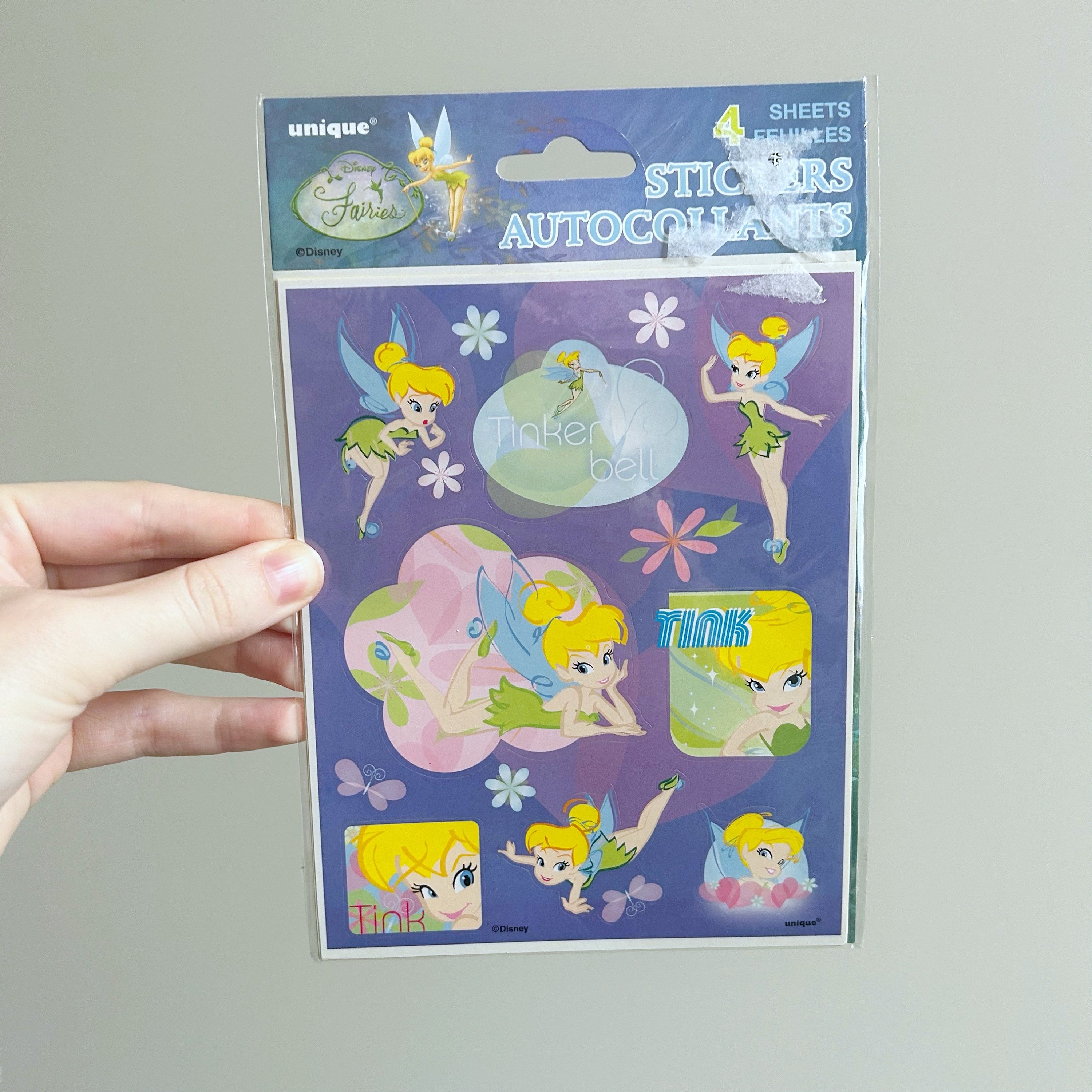Disney Fairies Tinkerbell Sticker Sheet Sealed