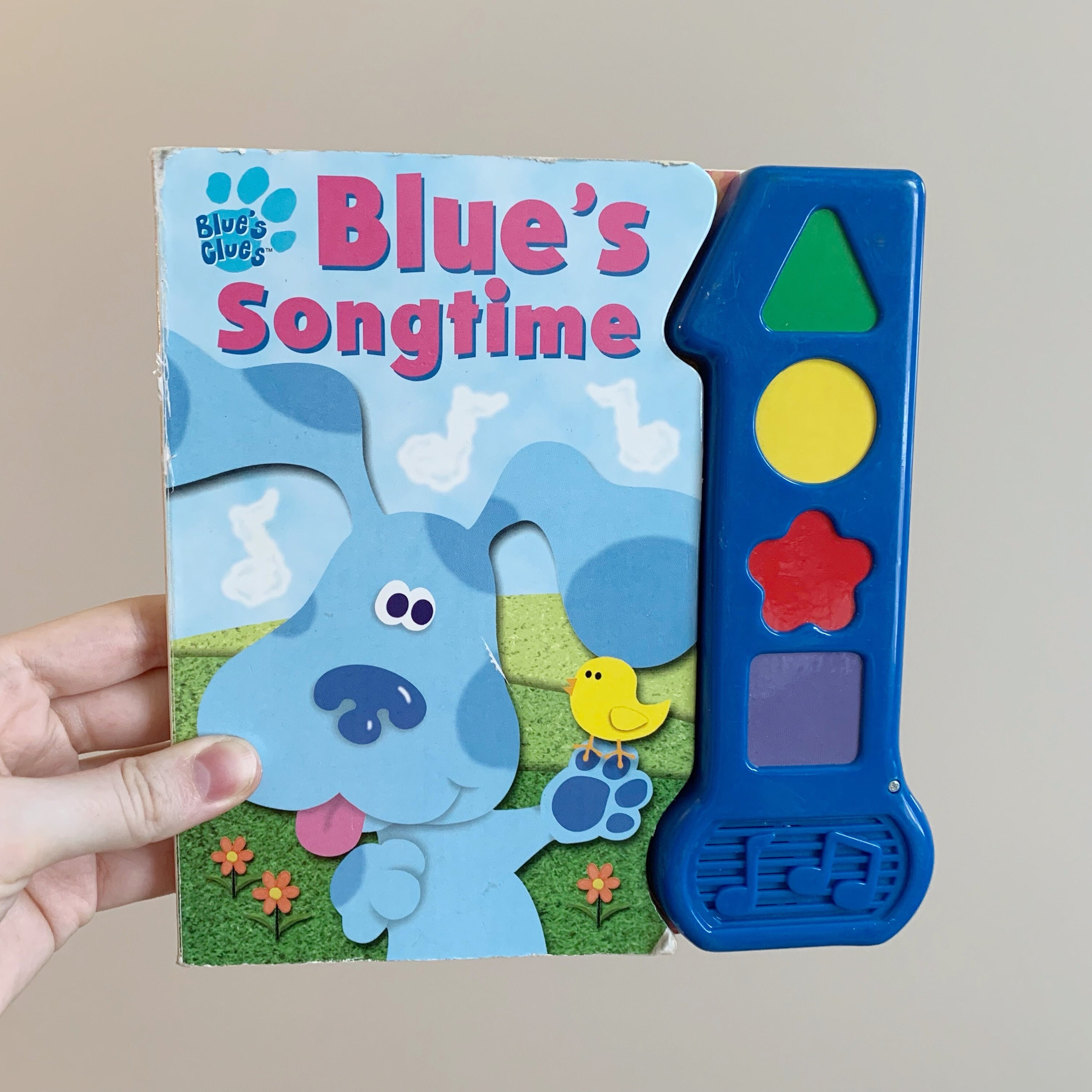 Blue's Clues Blue's Songtime Sound Book Vintage Etsy