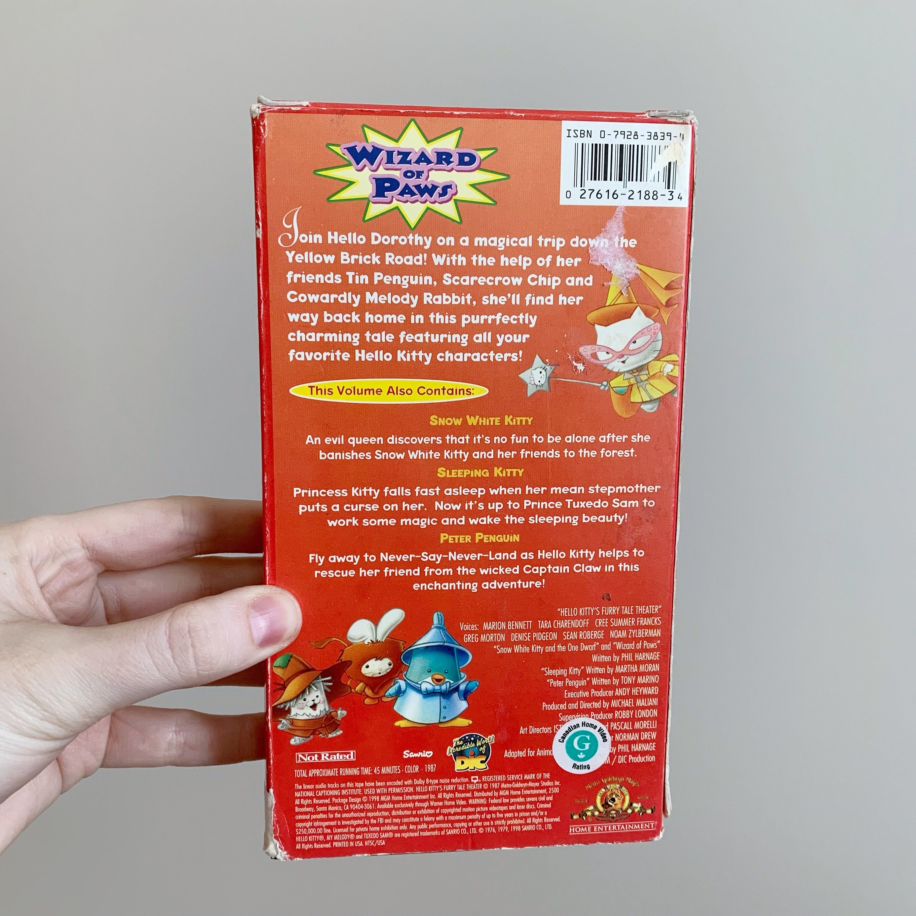 Hello Kitty Wizard Of Paws Cinta VHS Vintage Etsy España