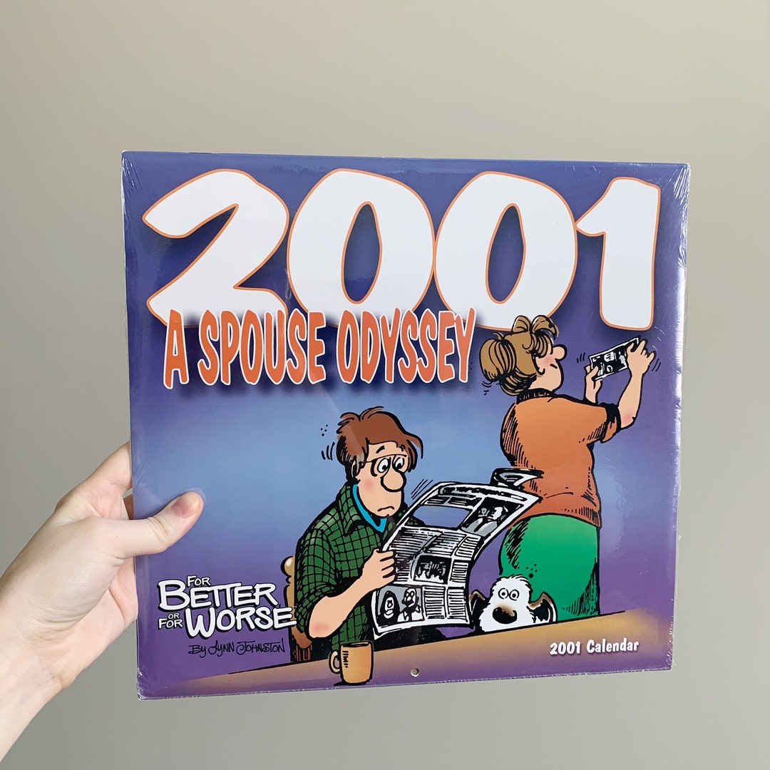 2001 for Better or for Worse Calendar Cartoon A Spouse Odyssey Vintage