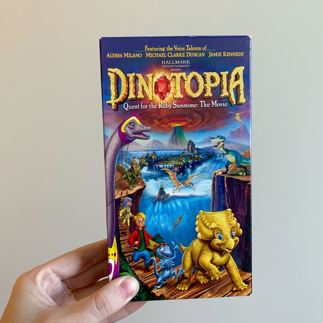 Dinotopia Quest for the Ruby Sunstone VHS Dinosaur Movie Etsy