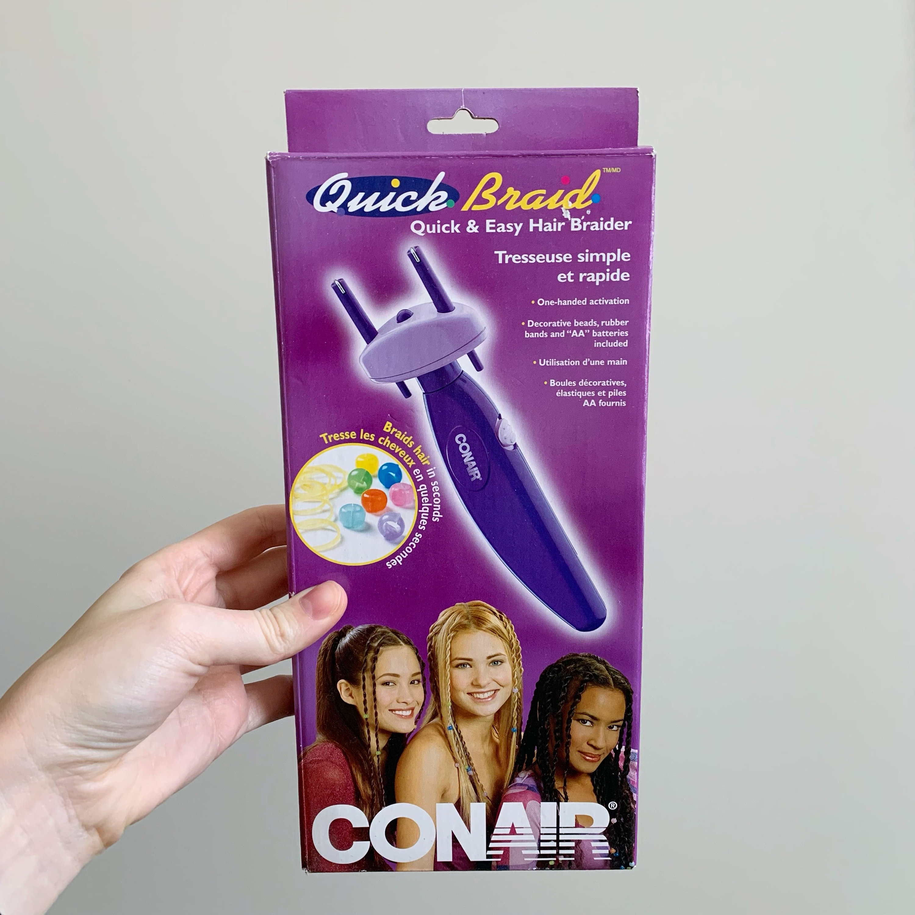 Conair Quick Braid Hair Braider 2001 Vintage Etsy