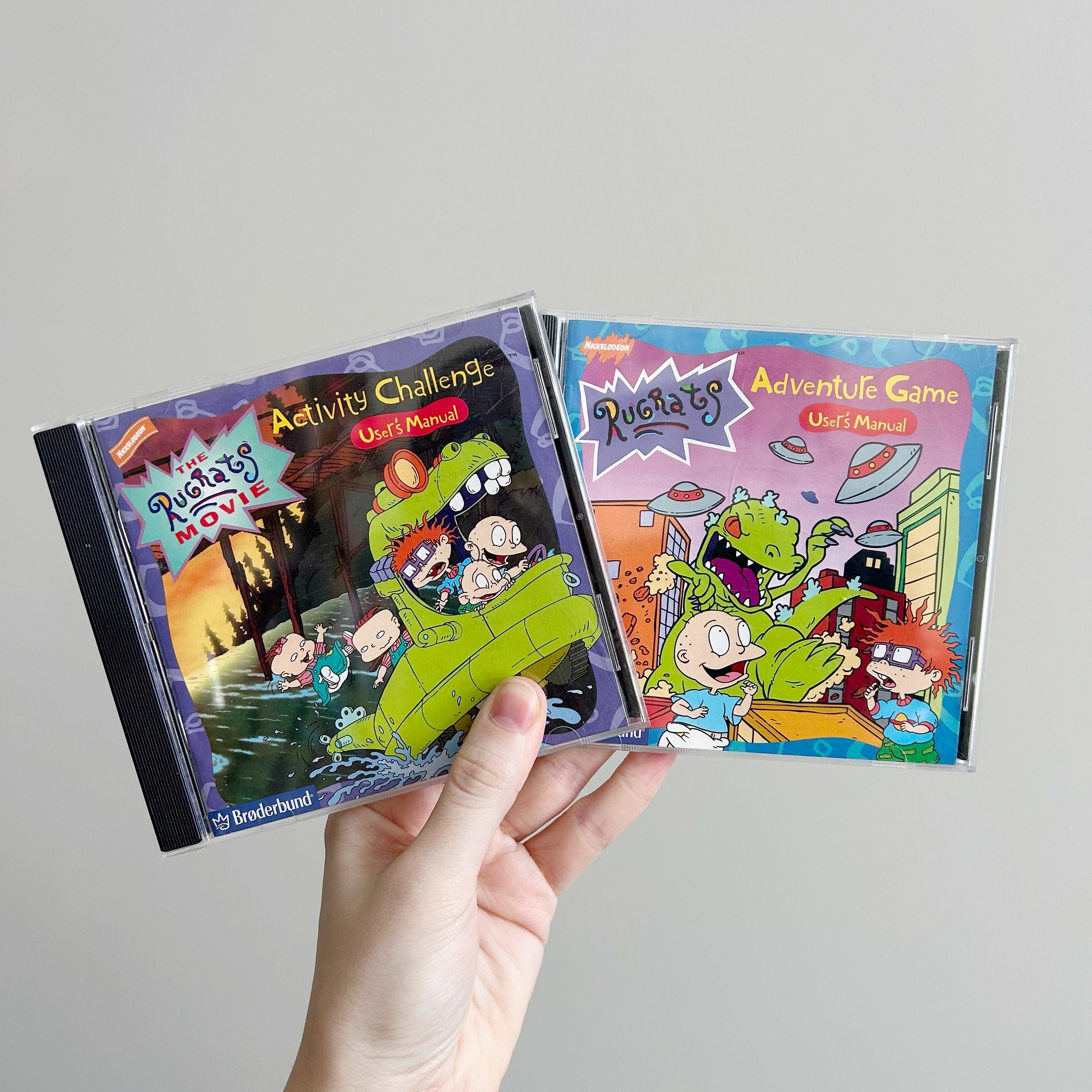 Rugrats Nickelodeon CD Rom Computer Games