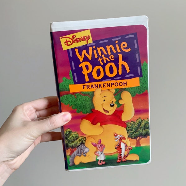 Winnie the Pooh Frankenpooh Halloween VHS Vintage