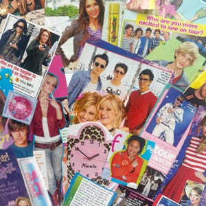 Teen Magazine Junk Journal Scrap Paper J-14 Tiger Beat