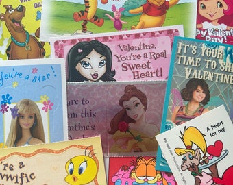 Valentine&#39;s Day Card Pack for Nostalgia Lovers Retro Birthday Gift Stocking Stuffer Y2K 90s
