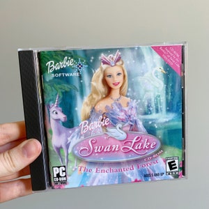 Barbie Swan Lake The Enchanted Forest CD ROM Computer Game Vintage