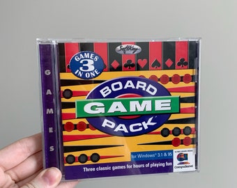 1997 Board Game Pack CD ROM Board Game Vintage