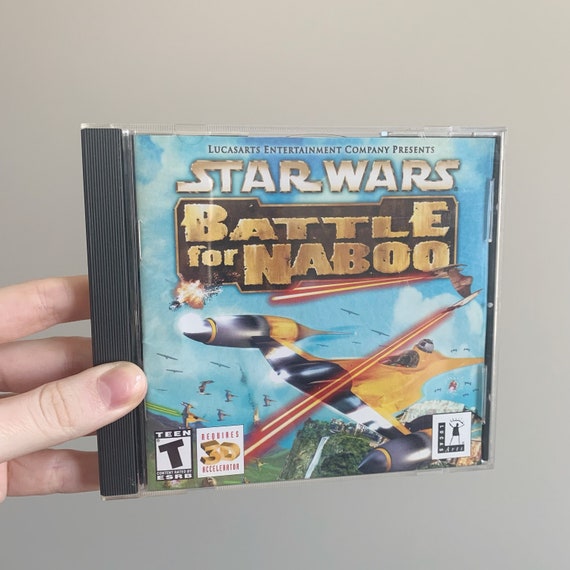2001 Star Wars Battle for Naboo CD ROM Computer Game Vintage Etsy