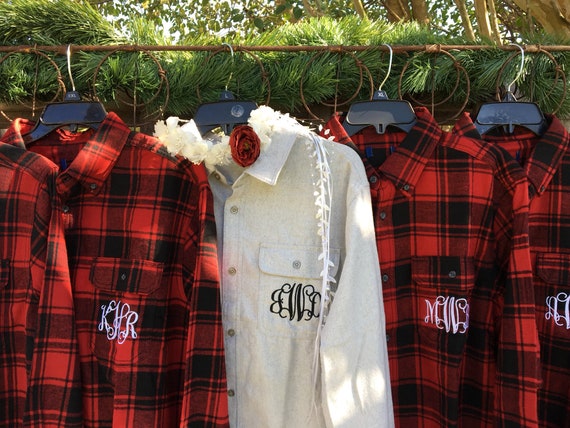 flannels for bridal party
