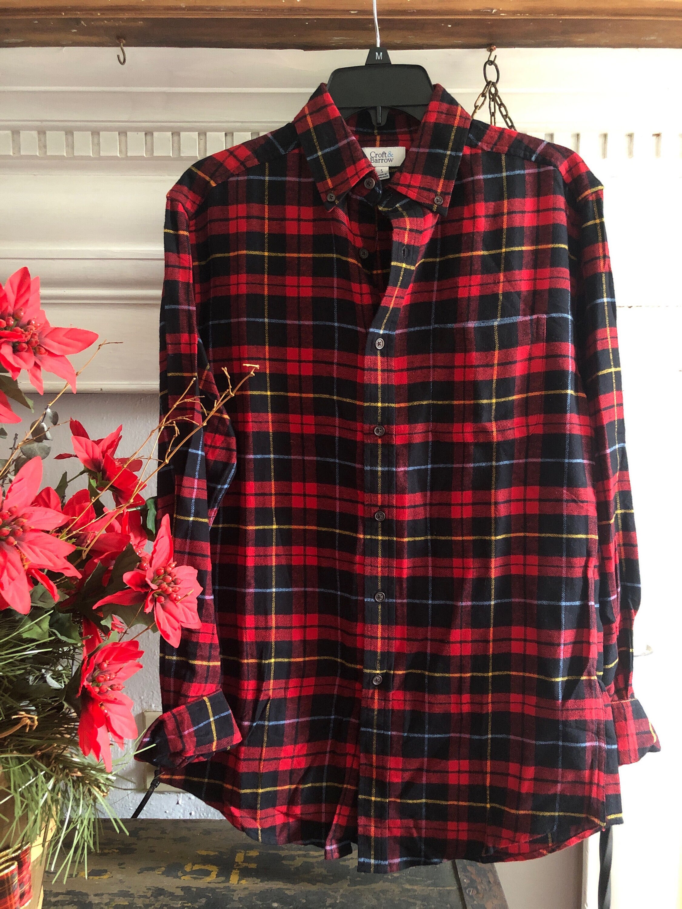 holiday - 週末限定値下げ‼︎ holiday  CHECK BIG SHIRT BEIGE a65a22ec-cbd4-4cd8-ac3f-