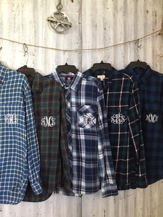 plaid bridesmaid shirts