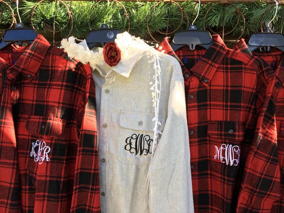 bridesmaid flannel shirt canada