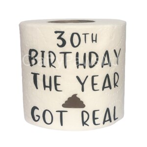 30th Birthday Milestone Funny Birthday Gag Gift