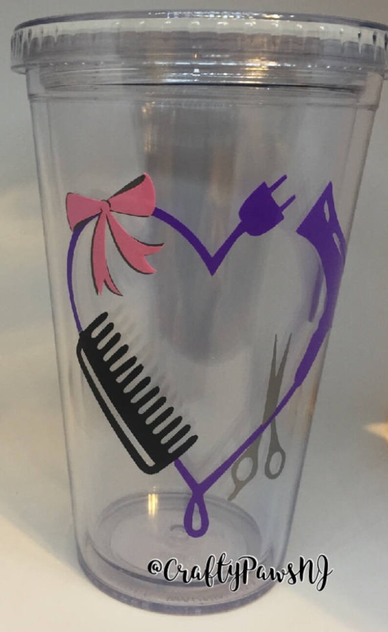 Hairstylist gift hairdresser tumbler personalized hair Etsy