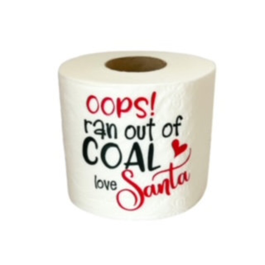 Christmas Toilet Paper Gag Gift Secret Santa Funny Etsy