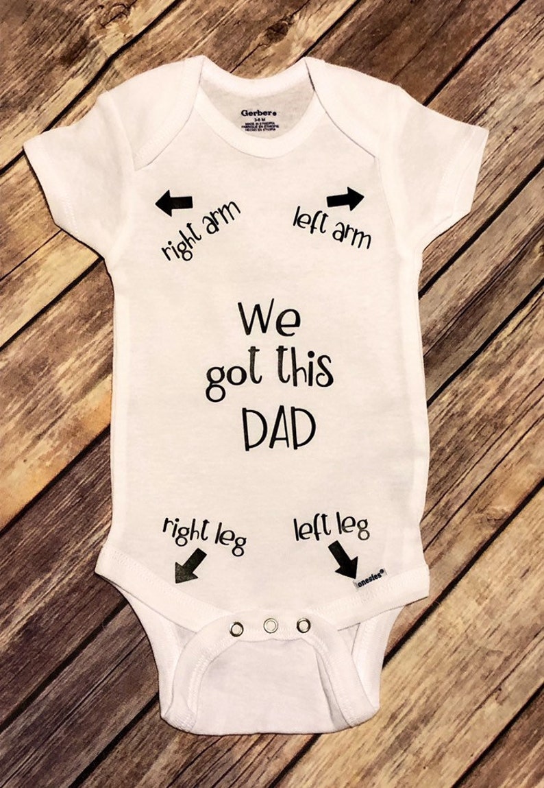 New Dad Gift Cute Baby Bodysuit Funny Baby Clothes Dad Etsy
