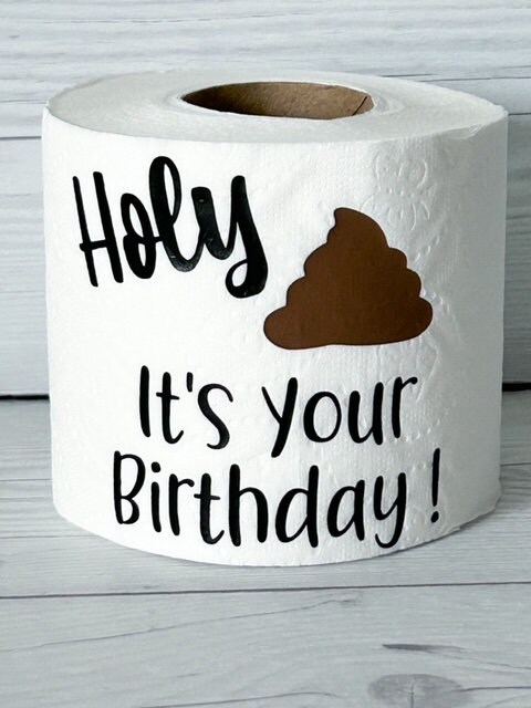 happy birthday toilet paper funny bathroom