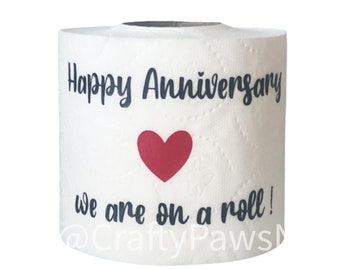 Funny Anniversary Gift, Toilet Paper Anniversary Gift, Anniversary Gag Gift, First Anniversary, Funny wedding anniversary gift