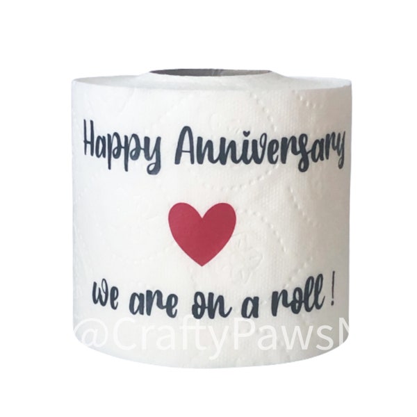 Funny Anniversary Gift, Toilet Paper Anniversary Gift, Anniversary Gag Gift, First Anniversary, Funny wedding anniversary gift