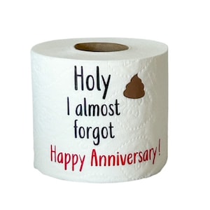 Anniversary Gift, Anniversary Gag Gift, Funny Anniversary Gift, Paper Anniversary Gift, Wedding Anniversary, Toilet Paper Anniversary