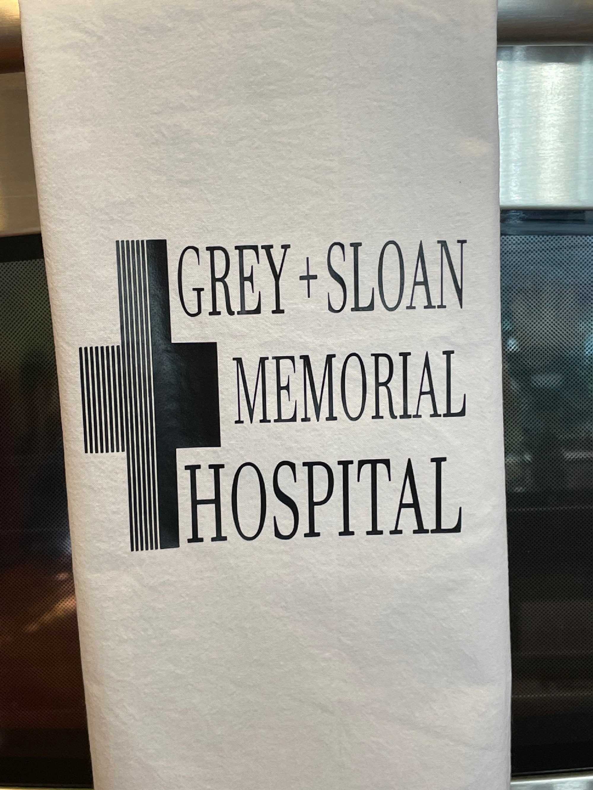 Grey's Anatomy Grey & Sloan Memorial Hospital Tea Towel - Etsy