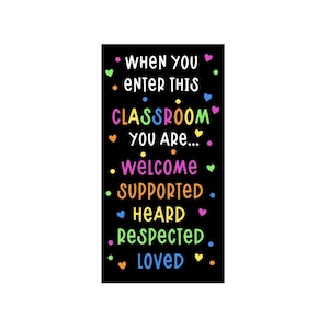 Classroom Door Decoration, Welcome Back to School Door Display, Positive Classroom Door Display, School Counselor Door Decor, School Office