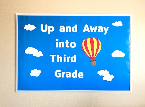 Hot Air Balloon Bulletin Board Set