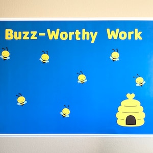 Bee Bulletin Board Set, Spring Bulletin Board Kit, Classroom Bulletin Board Set, Behive Bulletin Board, School Bulletin Board