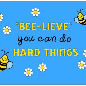 Spring Bulletin Board Kit, Bee Bulletin Board, Inspirational Bulletin Board Set, Cute Spring Bulletin Board, Teacher Bulletin Board Kit