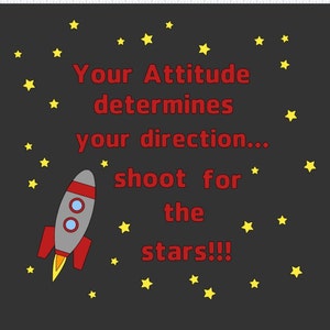 Space Bulletin Board, Motivational Bulletin Board, Classroom Bulletin Board Set, Rocket Themed Bulletin Board, Bulletin Board Classrooms