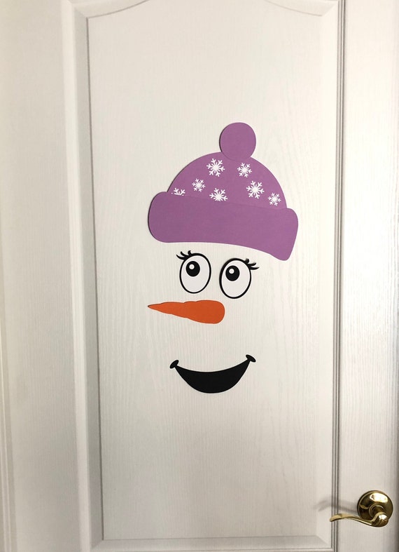 Snowman Door Decoration Classroom Door Decoration Winter Etsy