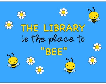 Bee Bulletin Board Set, Spring Bulletin Board Set, Classroom Bulletin Board Set, Reading Bulletin Board, School Bulletin Board