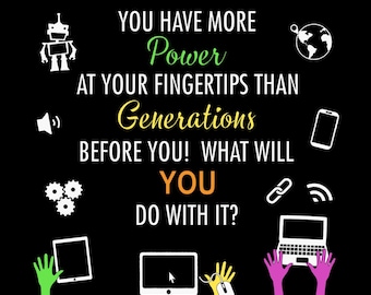 Small Computer Lab Bulletin Board Technology Classroom Bulletin Board Computer Classsroom Decor Technology Bulletin Board STEM Class Decor