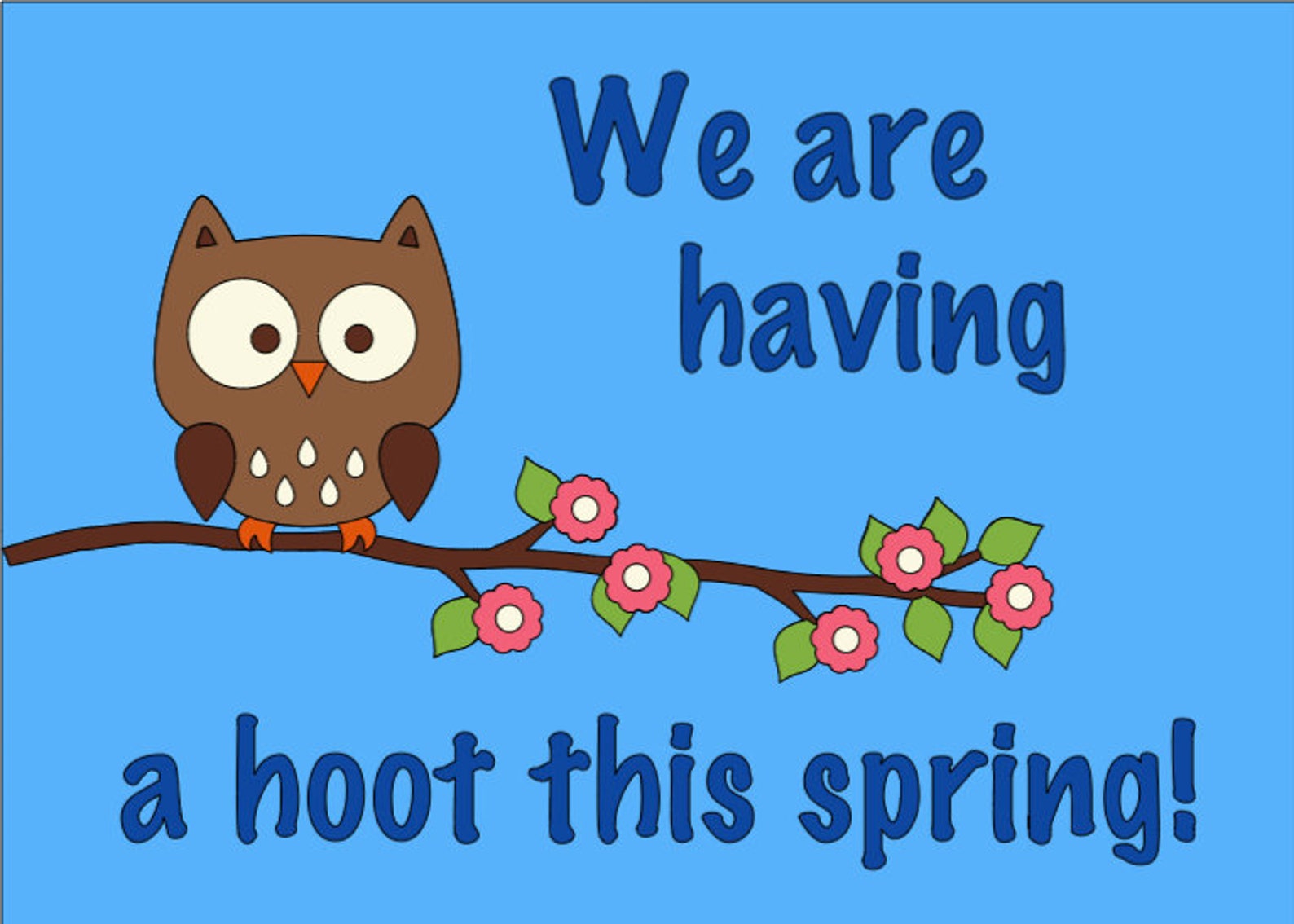 Multiple Piece Owl Bulletin Board Set Spring Bulletin Board Etsy