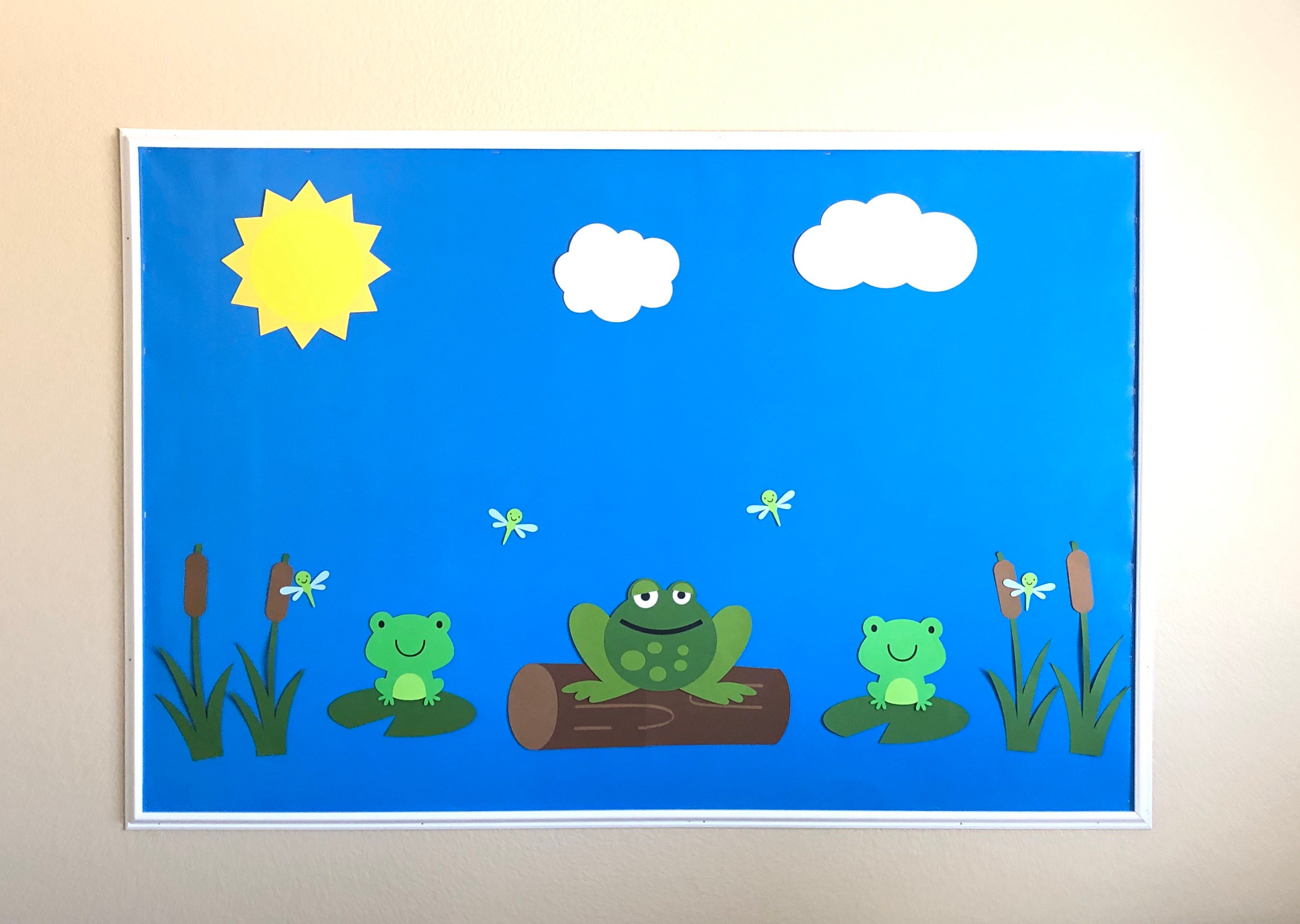 Frog Bulletin Board Set Toad Bulletin Board Library Bulletin Etsy