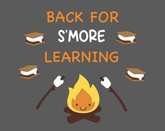 Back to School Bulletin Board for Camping Themed Classroom Decor Camping Bulletin Board Kit for Back to School S'more Bulletin Board Set