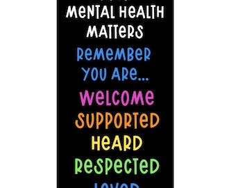 Mental Health Awareness Door Decoration Kit Classroom Door Display Mental Health Awareness Month School Counselor Mental Health Matters Door