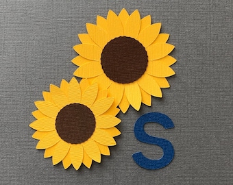 7+  Piece Bulletin Board Kit, Sunflower Themed Classroom, Flower Bulletin Board, Classroom Bulletin Board Set, Pretty Spring Bulletin Board