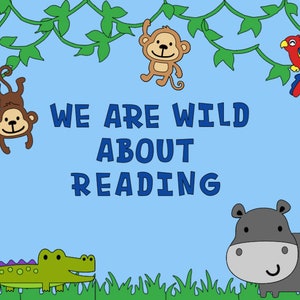 Jungle Themed Classroom, Bulletin Board Cutouts, Jungle Bulletin Board, Bulletin Board Set, Back to School Bulletin Board, Jungle Classroom