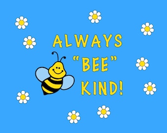Teacher Bulletin Board Kit, Kindness Bulletin Board, Classroom Bulletin Board, Sunday School Teacher Bee Theme, Kindness Classroom Decor
