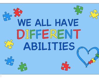 Autism Awareness Bulletin Board Kit Autism Awareness Month Bulletin Board Set Autism Awareness  Classroom Bulletin Board Autism Awareness