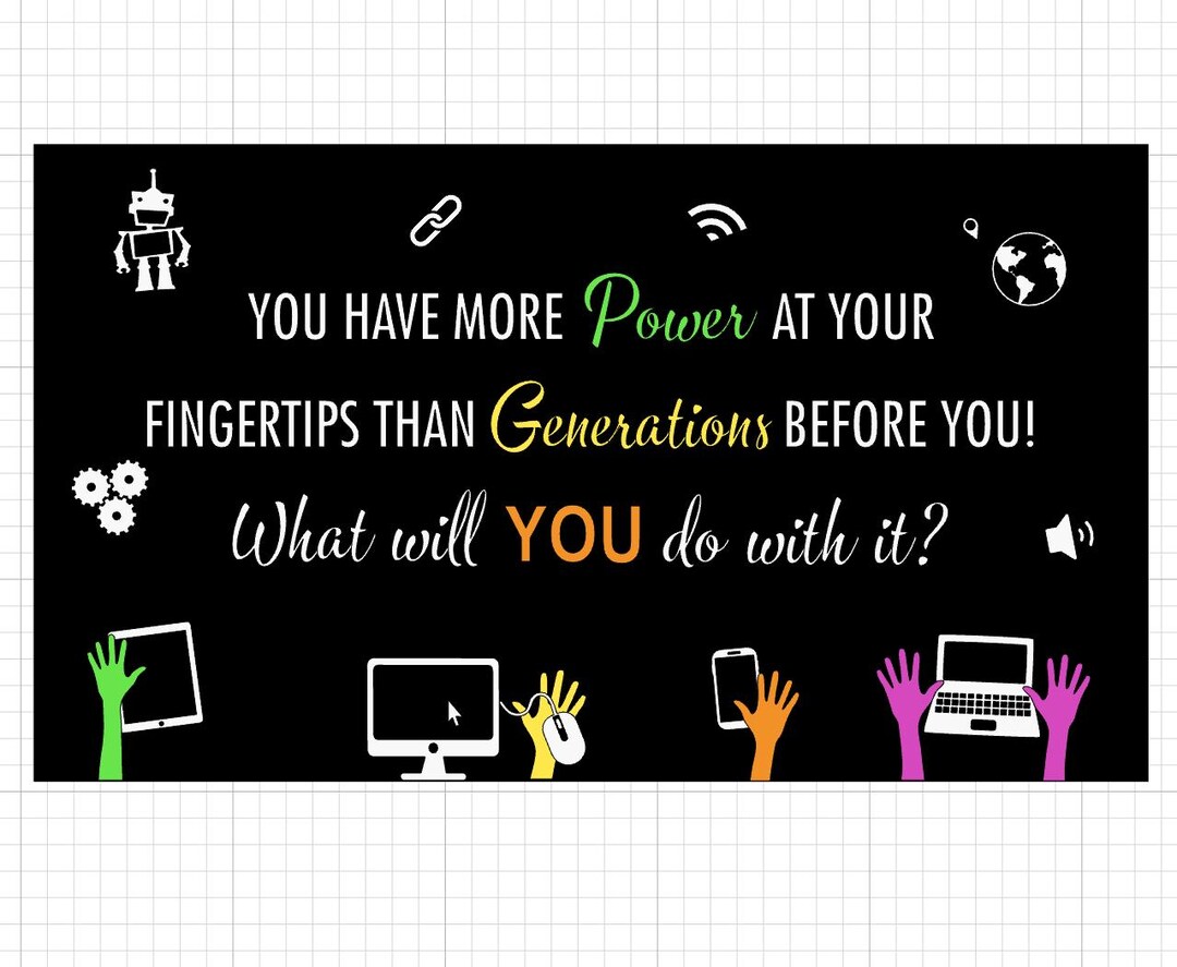 Medium Sized Technology Bulletin Board, Computer Class Bulletin Board ...