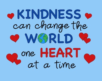 Treat Others with Kindness Bulletin Board, Teachers School Bulletin Board Cutouts, World Kindness Bulletin Board, Valentine's Day Decoration