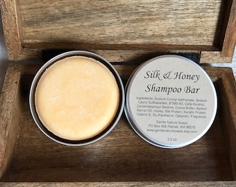Bergamot Amber Silk & Honey Shampoo Bar