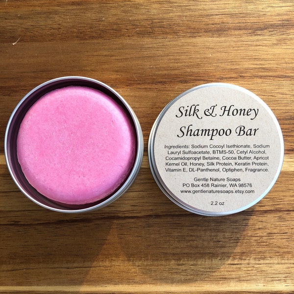 Vanilla Berries Silk & Honey Shampoo Bar